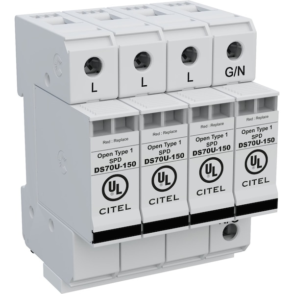 Citel Surge Protection Device, 3 Phase, 120/208V, 4 Wires DS74US-120Y - main